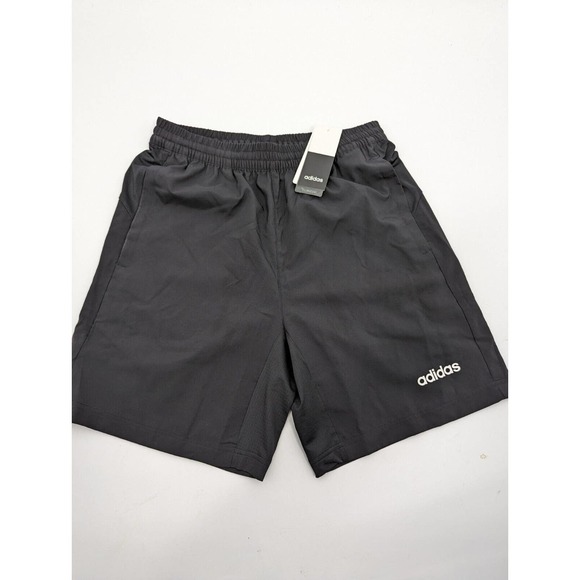 adidas Other - NEW Adidas Woven Running Shorts Mens S Medium Black Climalite Waist Tie Athletic